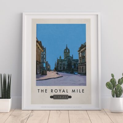 The Royal Mile, Edinburgh - 11X14” Premium Art Print