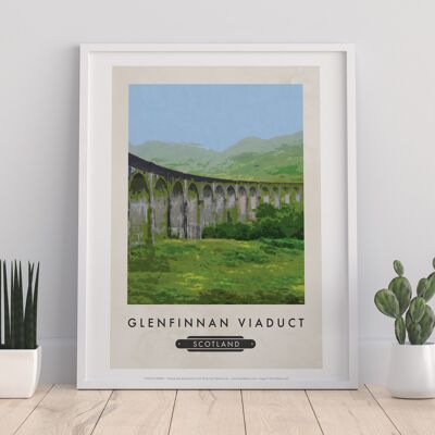 Glenfinnan Viaduct, Scotland - 11X14” Premium Art Print