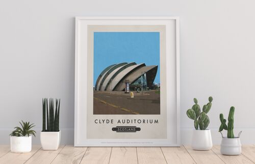 Clyde Auditorium, Scotland - 11X14” Premium Art Print