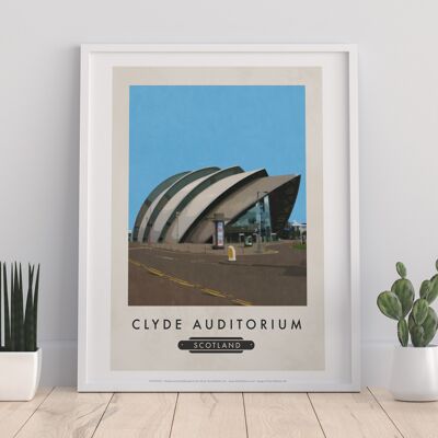 Clyde Auditorium, Schottland – Premium-Kunstdruck, 27,9 x 35,6 cm