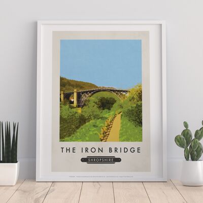 The Iron Bridge, Shropshire - 11X14” Premium Art Print