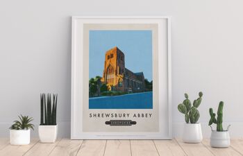 Abbaye de Shrewsbury, Shropshire - 11X14" Premium Art Print