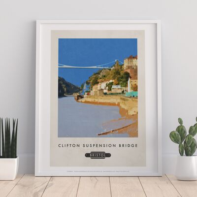 Puente colgante de Clifton, Bristol - Impresión de arte premium