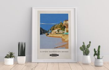 Pont suspendu de Clifton, Bristol - Impression artistique Premium