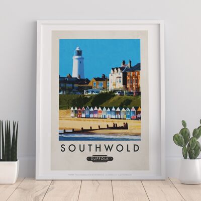 Southwold Suffolk - Impression d'art premium 11 x 14 po