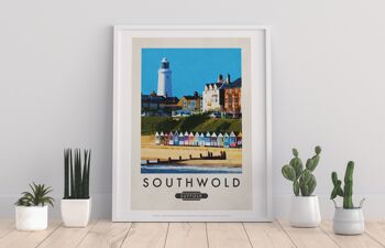 Southwold Suffolk - Impression d'art premium 11 x 14 po