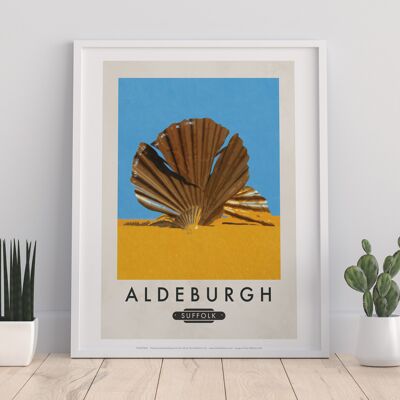 Aldeburgh, Suffolk - Impresión de arte premium de 11X14"