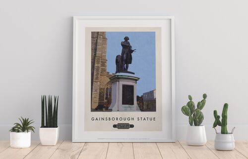 Gainsborough Statue, Suffolk - 11X14” Premium Art Print