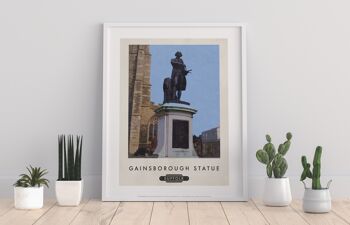 Statue de Gainsborough, Suffolk - 11X14" Premium Art Print