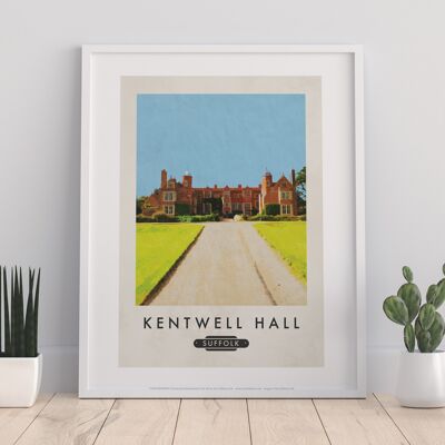 Kentwell Hall, Suffolk - Impression artistique de qualité supérieure 11 x 14 po