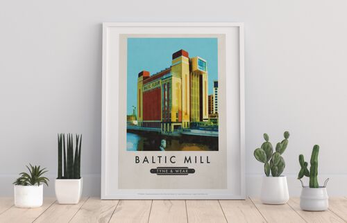 Baltic Mill, Tyne And Wear - 11X14” Premium Art Print