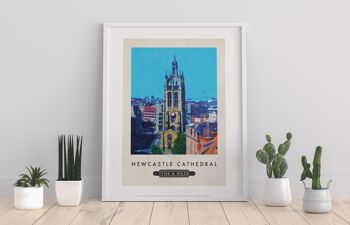 Cathédrale de Newcastle, Tyne et Wear - Impression artistique Premium