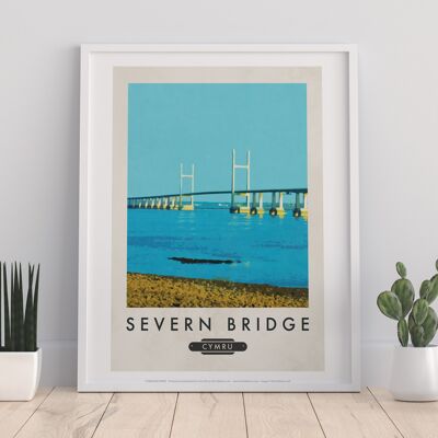 Puente de Severn, Cymru - Impresión de arte premium de 11X14"