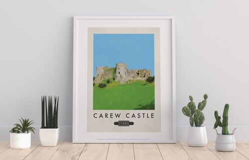 Carew Castle, Cymru - 11X14” Premium Art Print