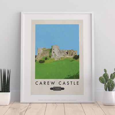 Carew Castle, Cymru – Premium-Kunstdruck im Format 11 x 14 Zoll