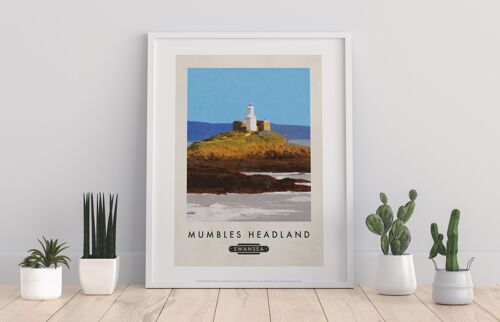 Mumbles Headland, Swansea - 11X14” Premium Art Print