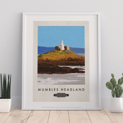 Mumbles Headland, Swansea - Stampa d'arte premium 11 x 14".