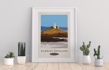 Mumbles Headland, Swansea - 11X14" Premium Art Print