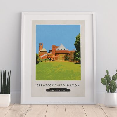Stratford-upon-Avon, Warwickshire – Premium-Kunstdruck im Format 11 x 14 Zoll