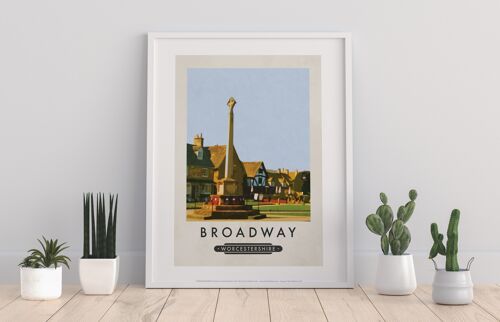 Broadway, Worcestershire - 11X14” Premium Art Print