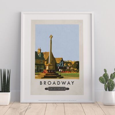 Broadway, Worcestershire – Premium-Kunstdruck im Format 11 x 14 Zoll