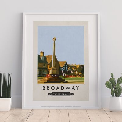 Broadway, Worcestershire - 11X14” Premium Art Print