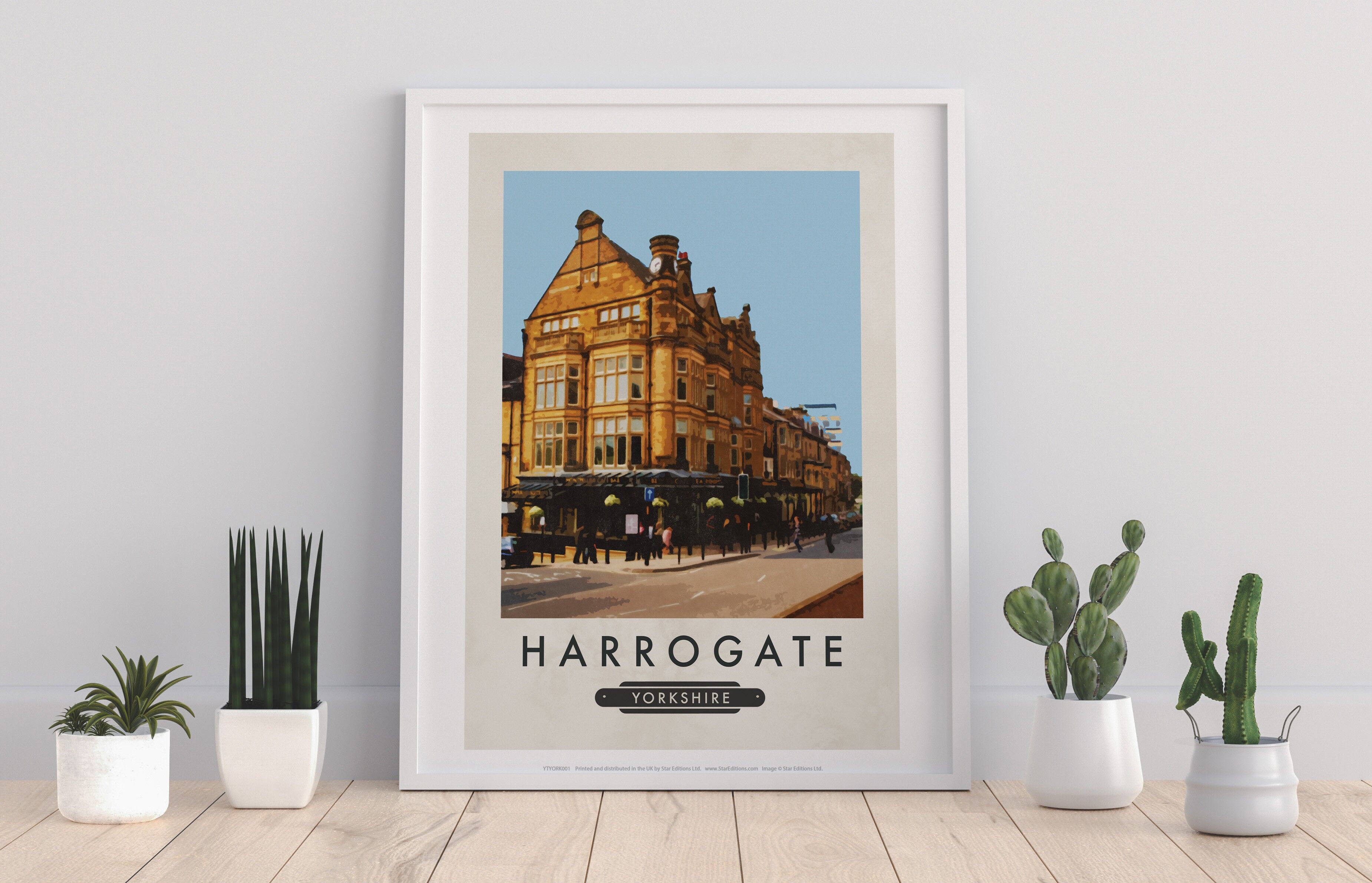 Harrogate, Yorkshire - Stampa d'arte premium 11 x 14".