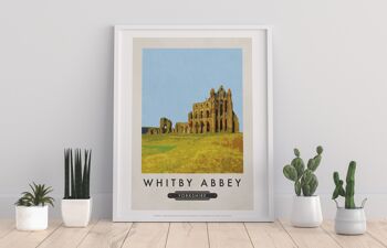 Abbaye de Whitby, Yorkshire - 11X14" Premium Art Print