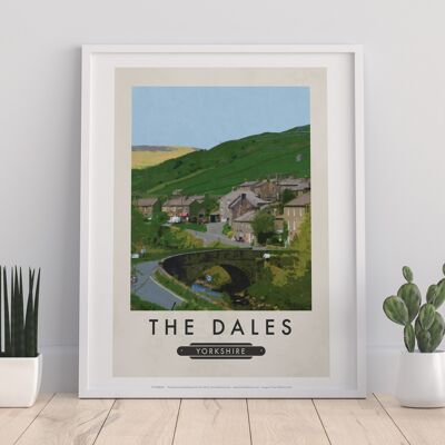 The Dales, Yorkshire - Impresión de arte premium de 11X14"