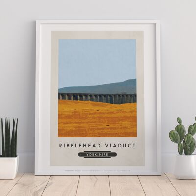 Viaducto de Ribblehead, Yorkshire - 11X14" Premium Art Print