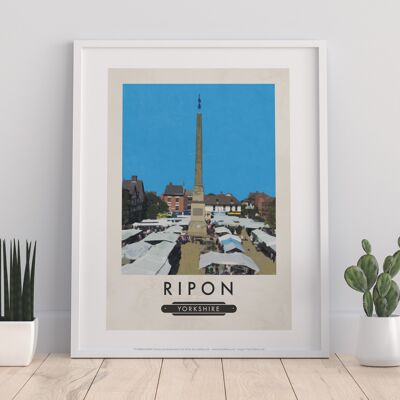 Ripon, Yorkshire - Impresión de arte premium de 11X14"