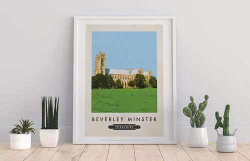 Beverley Minister, Yorkshire - 11X14” Premium Art Print