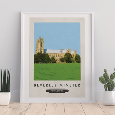 Beverley Minister, Yorkshire - 11X14” Premium Art Print