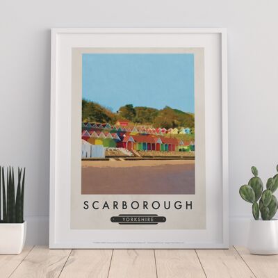 Scarborough, Yorkshire - 11 x 14" stampa d'arte premium