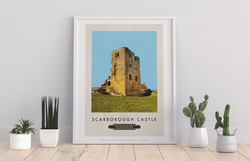 Scarborough Castle, Yorkshire - 11X14” Premium Art Print
