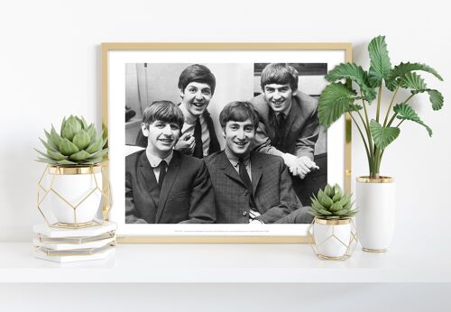 The Beatles - Sat Together - 11X14” Premium Art Print