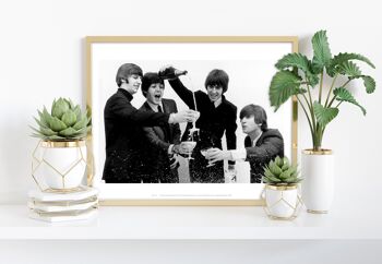 Les Beatles - Champagne - 11X14" Premium Art Print