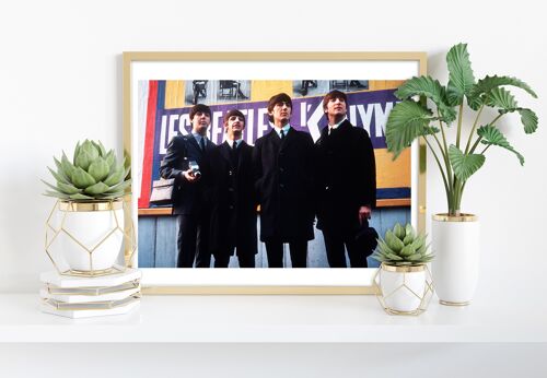 The Beatles - Les Beatles Cropped - 11X14” Premium Art Print