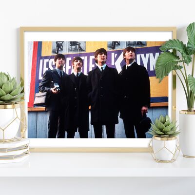 The Beatles - Les Beatles recortada - 11X14" Premium Art Print