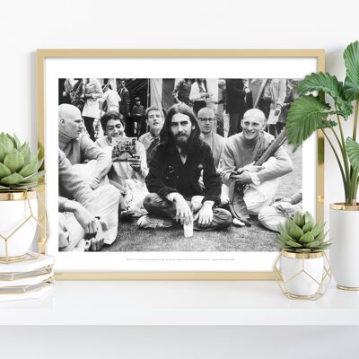 Die Beatles – George Harrison – Premium-Kunstdruck im Format 11 x 14 Zoll