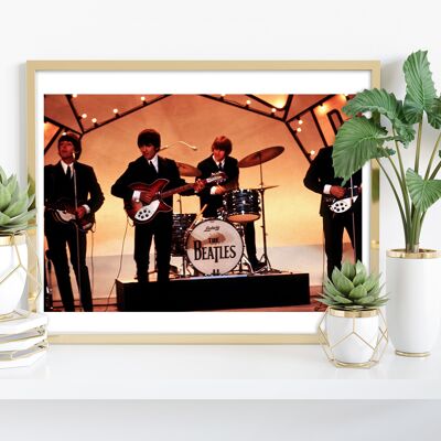 The Beatles - Live Performance - 11X14” Premium Art Print
