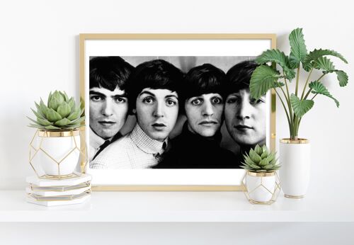 The Beatles - Close Portrait - 11X14” Premium Art Print