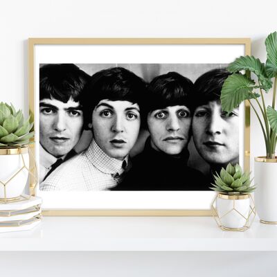 The Beatles - Retrato de cerca - 11X14" Impresión de arte premium