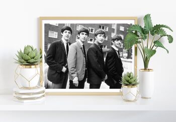 The Beatles - Portrait Flat To Let - Impression d'Art Premium