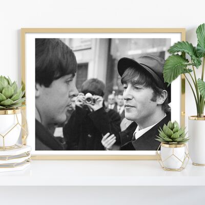 Los Beatles - John Lennon y Paul Mccartney Lámina artística