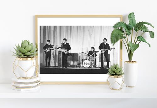 The Beatles - On Stage - 11X14” Premium Art Print