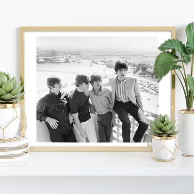The Beatles - Su un balcone - Stampa artistica premium 11 x 14".