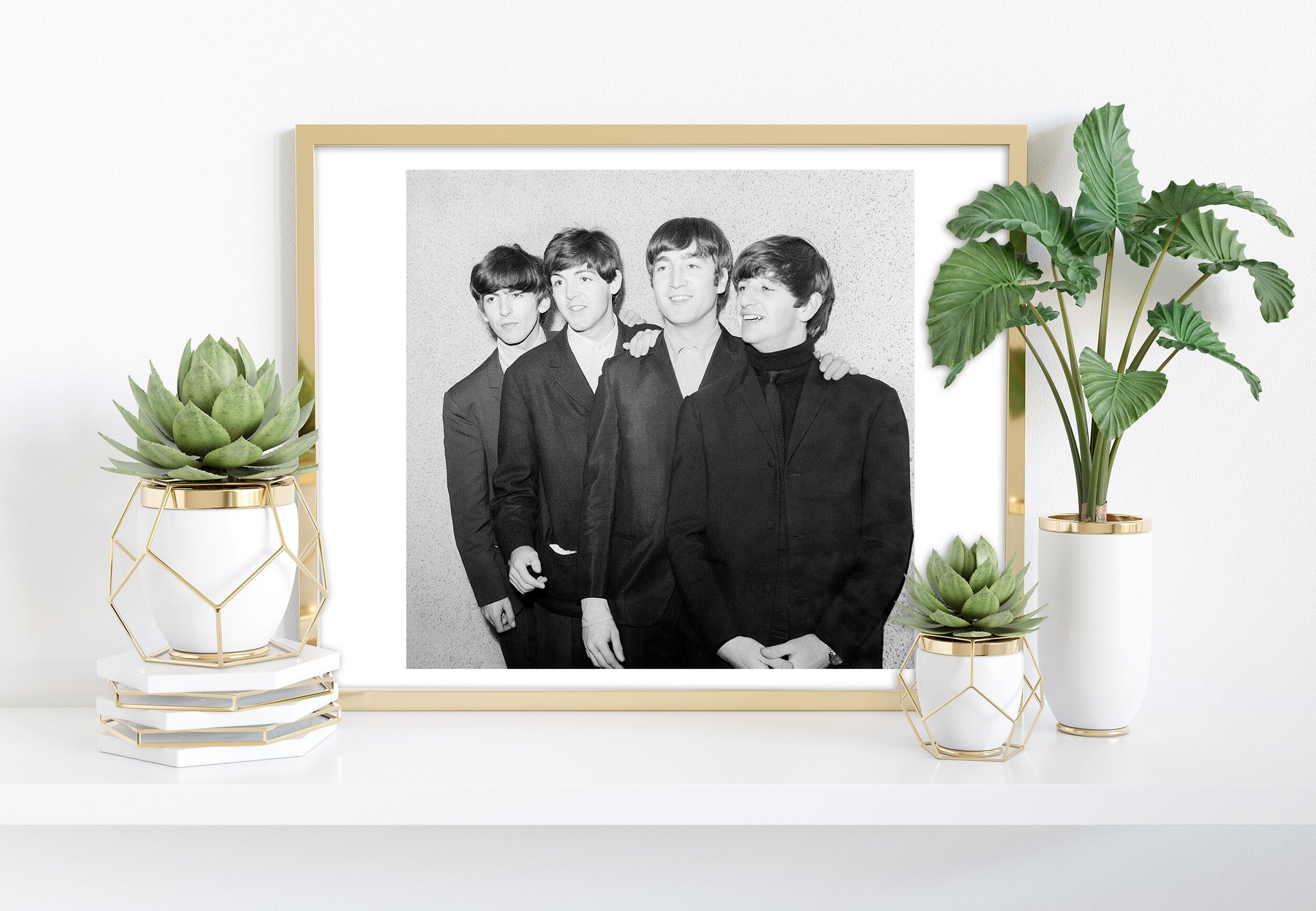 The Beatles - Stood In Line - Stampa artistica premium 11 x 14".