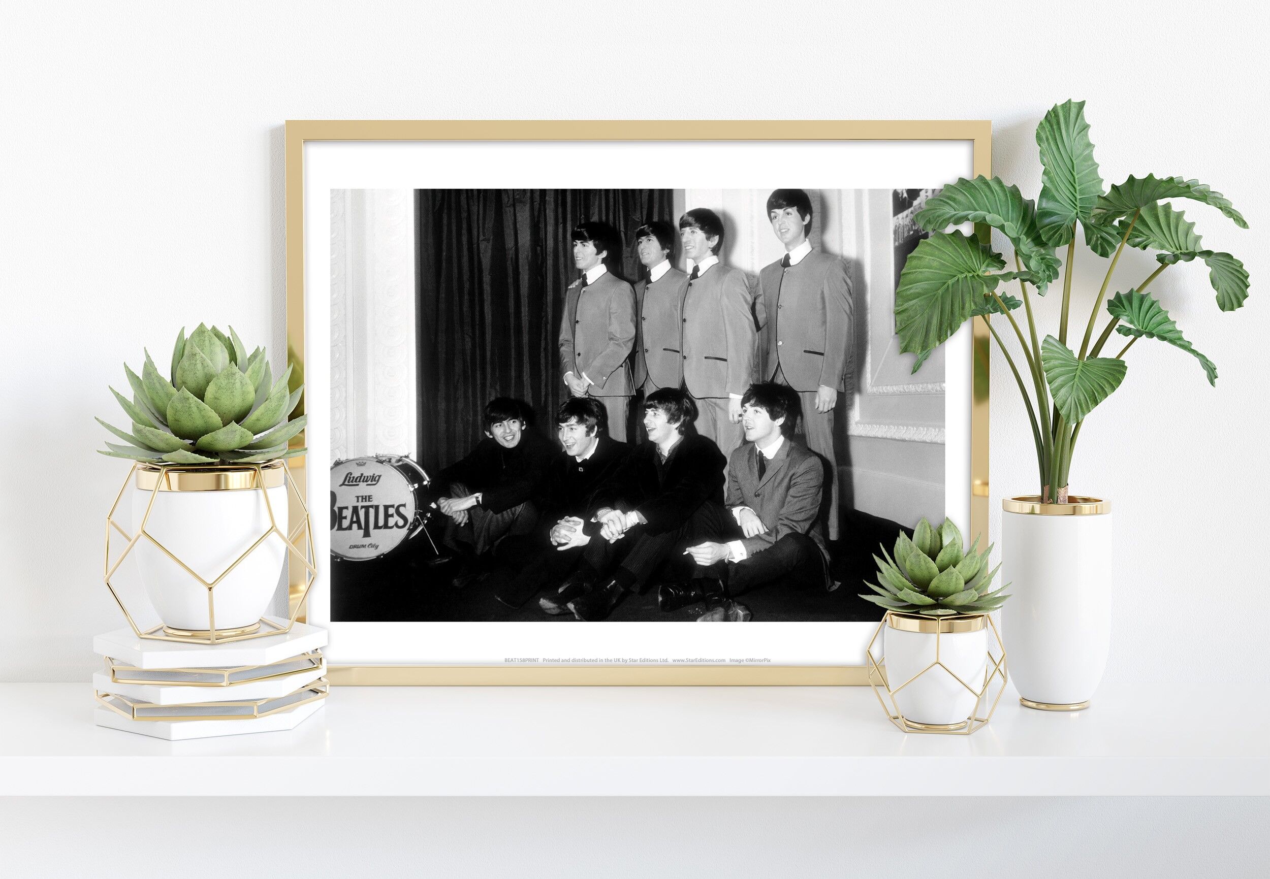 I Beatles - Madame Tussauds Wax Figures Art Print