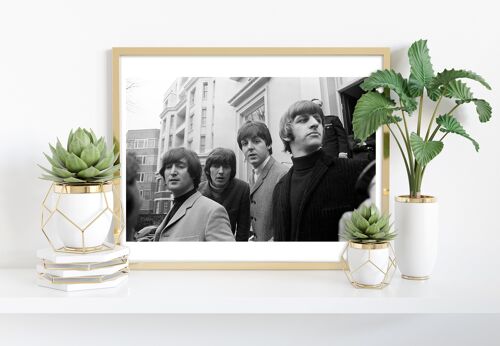 The Beatles - Band Photo Walking Down Stairs - Art Print